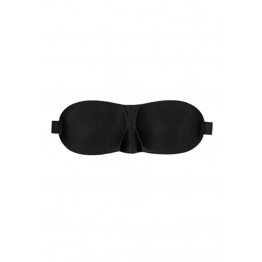 Ouch Satin Curvy Eye Mask - Velcro Adjustable Devotion