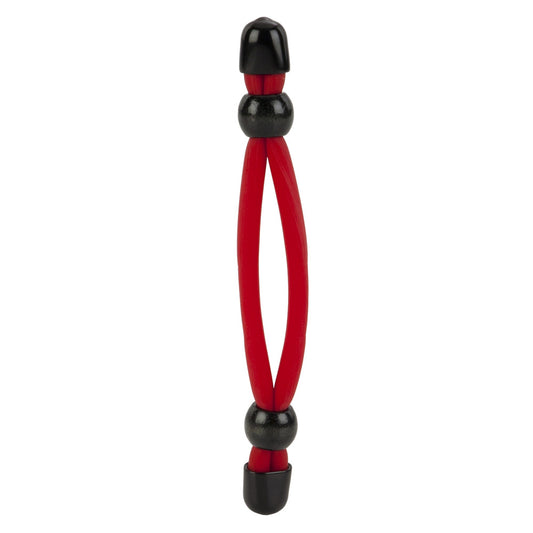 Sean Michaels Love Ring Red - Fully Adjustable Toggle Beads Latex Stretchy