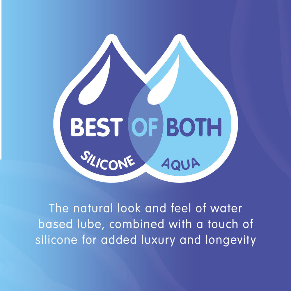 Skins Fusion Hybrid Silicone And Waterbased Lubricant 130ml - Best of Both Water-Soluble Friction-Free