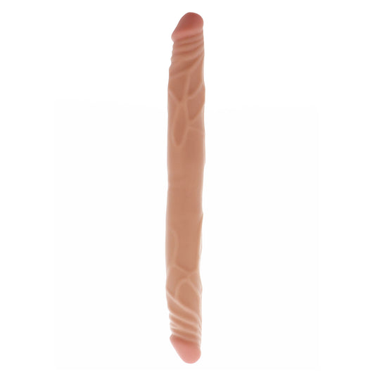 Get Real 14 Inch Flesh Double Dildo - Dual-Ended Phthalate-Free Lifelike
