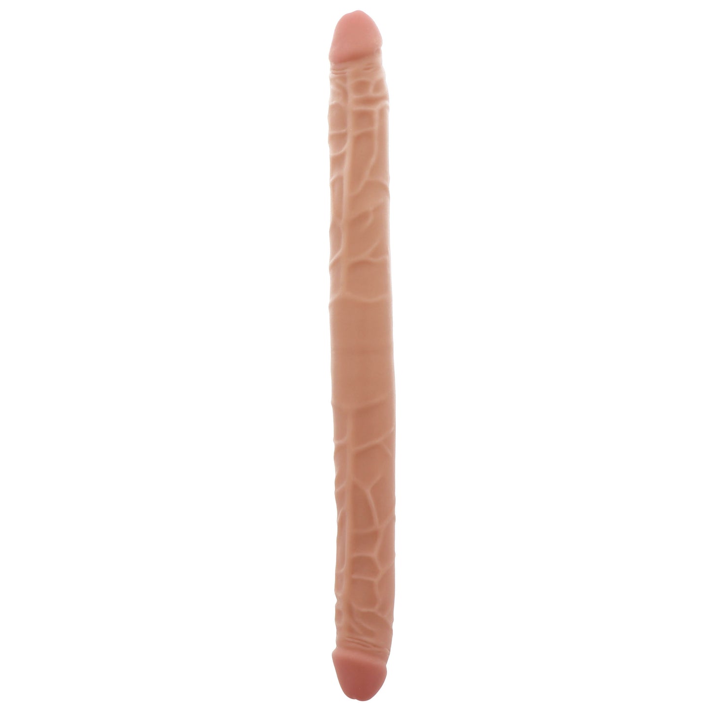 Get Real 16 Inch Flesh Double Dildo - Life-Like Dual-Ended Phthalate-Free PVC
