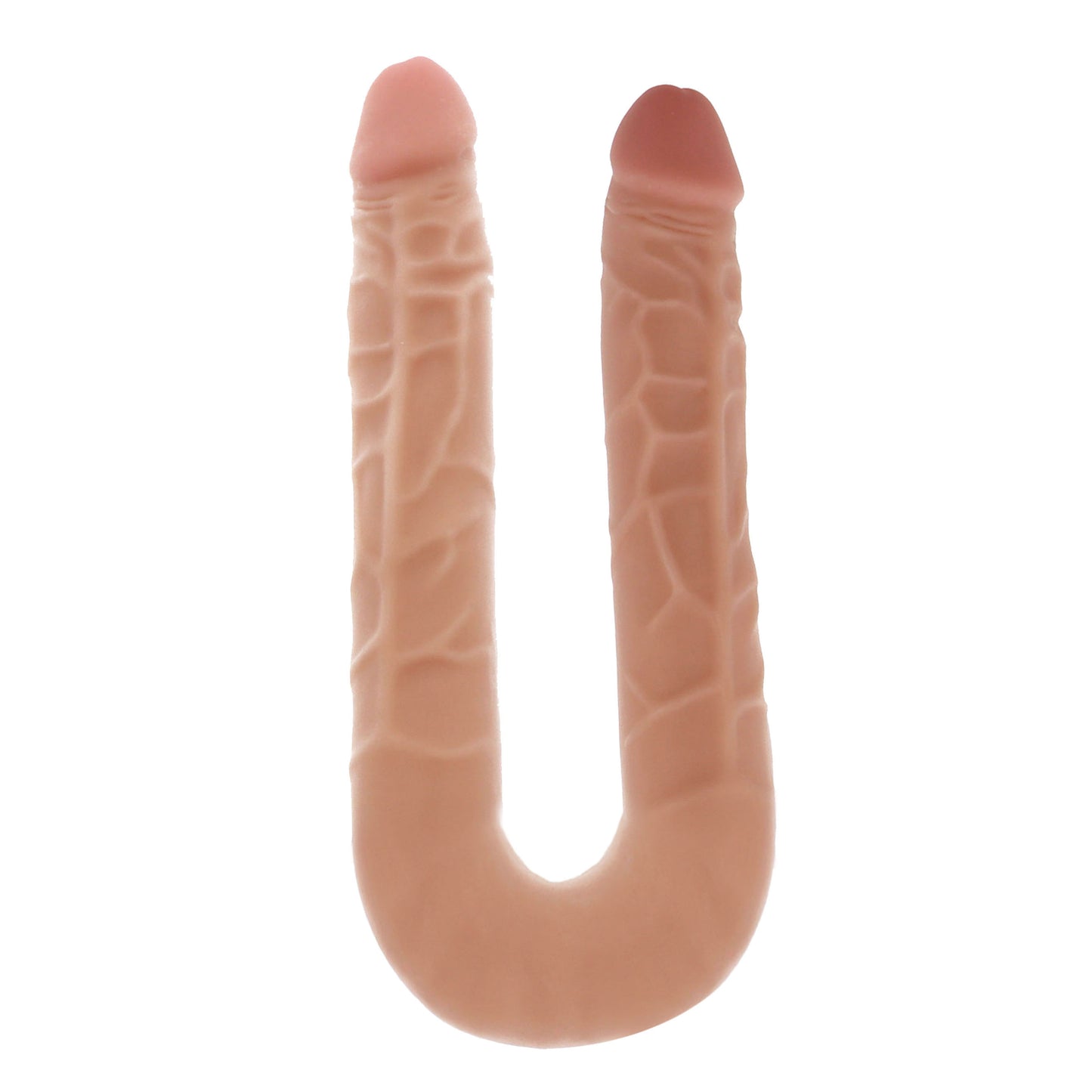 Get Real 16 Inch Flesh Double Dildo - Life-Like Dual-Ended Phthalate-Free PVC