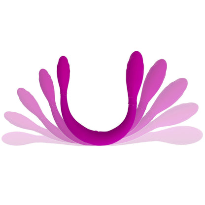 ToyJoy Infinity Double Dildo 14.6" Pink - In-Sync Motors USB Rechargeable Silicone