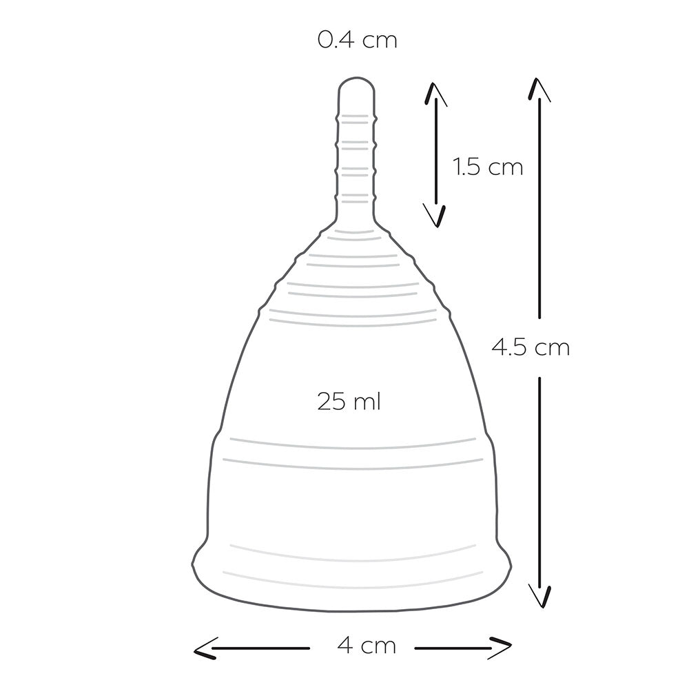 Menstrual Cups Small 2-Pack 2.75 Inches - Mae B Cycle Devotion