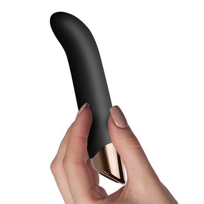 Rocks Off Chaiamo 6.5" Black - Ergonomic Angled G-Spot with 10 Functions
