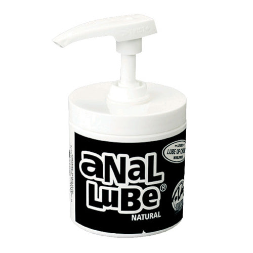 Anal Lube Natural Pump Dispenser 135ml - Natural Backdoor