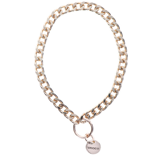 Taboom Dona Statement Collar - Rose Gold Metal Devotion