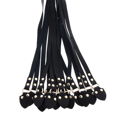 Hidden Desire Masters - Real Leather Cat-o-Nine Whip with Studded Tails
