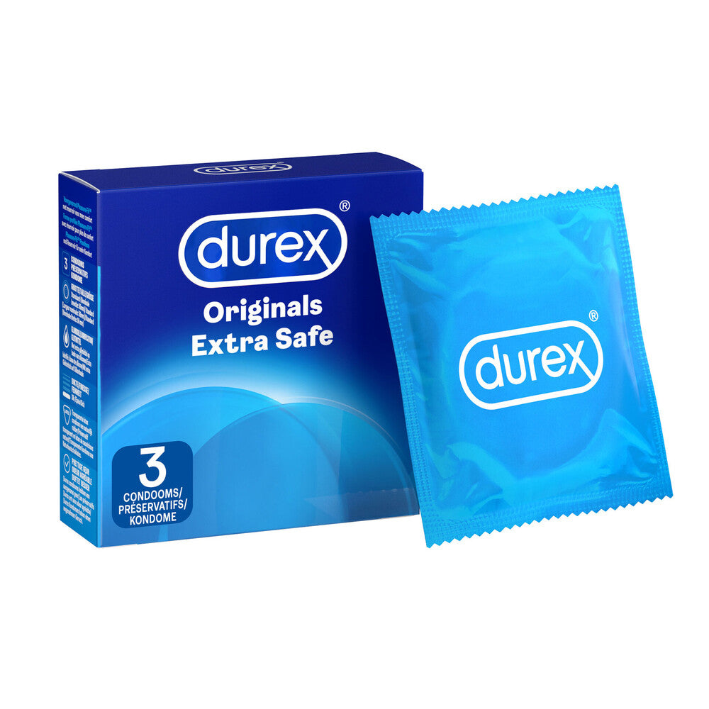 Durex Extra Safe Condoms 3 Pack - Reinforced Protection Devotion