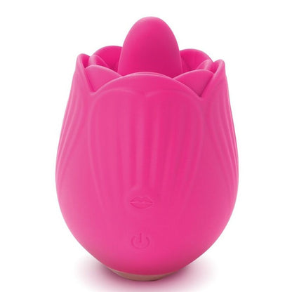 The Rose Flix - Silicone Finger Clitoral Massager in Pink