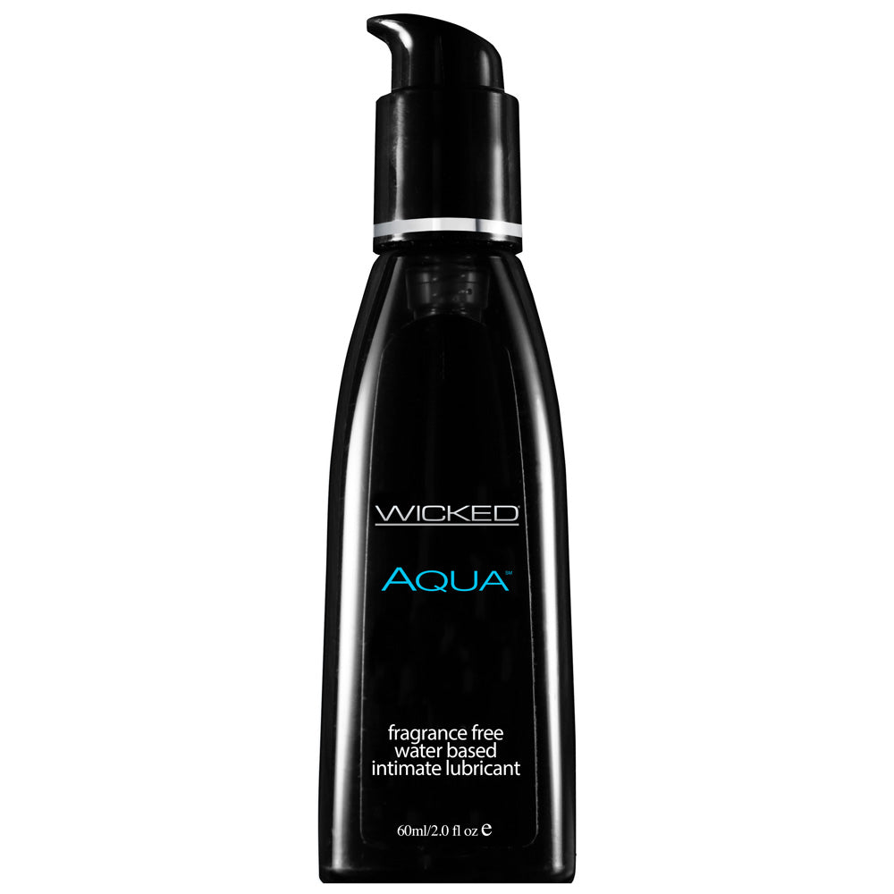 Wicked Aqua Fragrance Free Lubricant 60mls - Spa Quality Aloe & Vitamin E