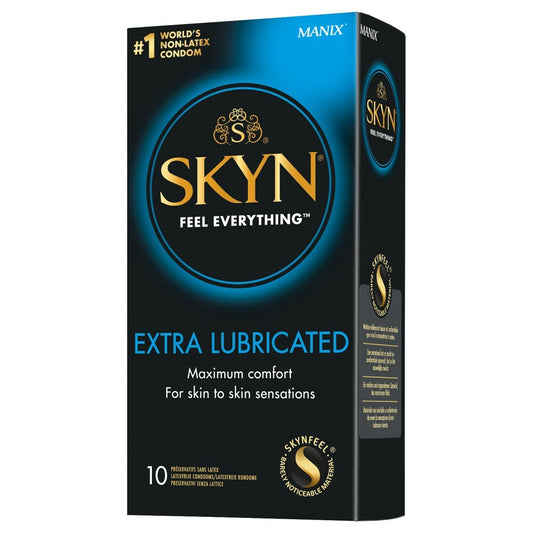 SKYN Extra Lubricated Latex Free Condoms 10 Pack - Wet Freedom Devotion