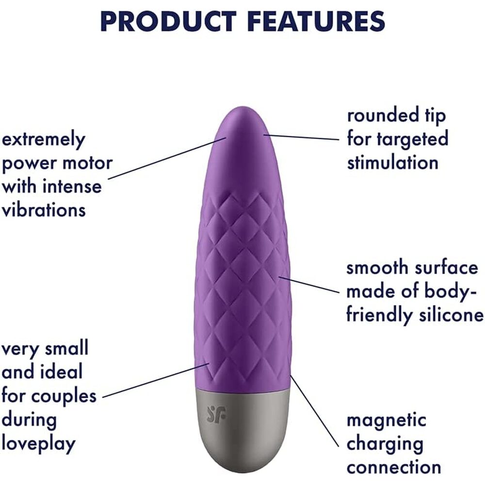 Satisfyer Ultra Power Bullet 5 - Violet USB Rechargeable Vibrator