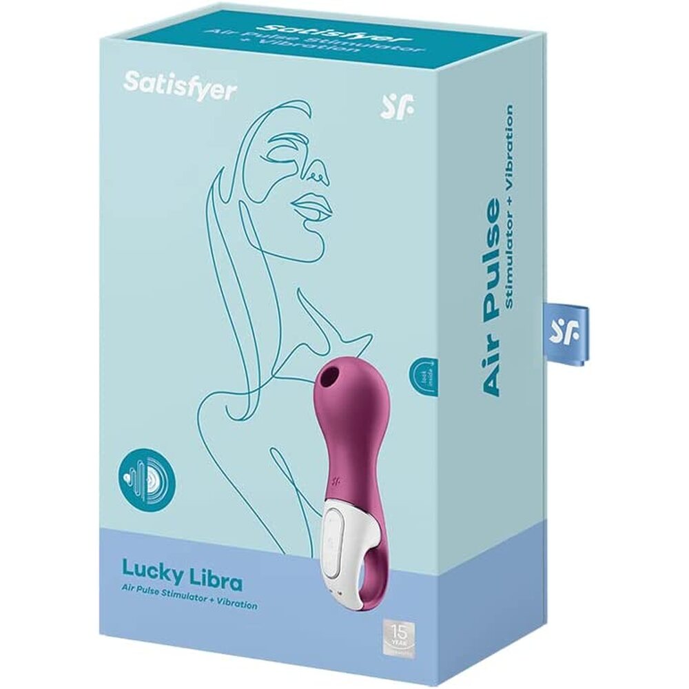 Satisfyer Lucky Libra - Air Pulse Stimulator with Vibration USB Rechargeable