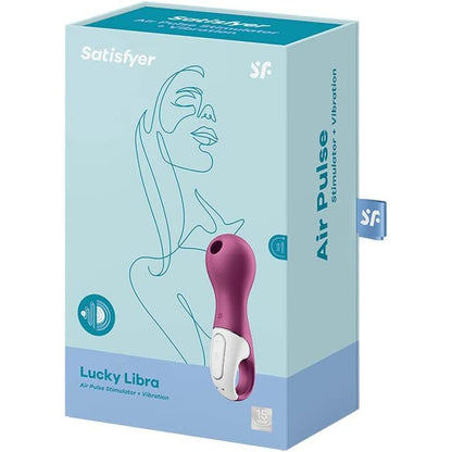 Satisfyer Lucky Libra - Air Pulse Stimulator with Vibration USB Rechargeable