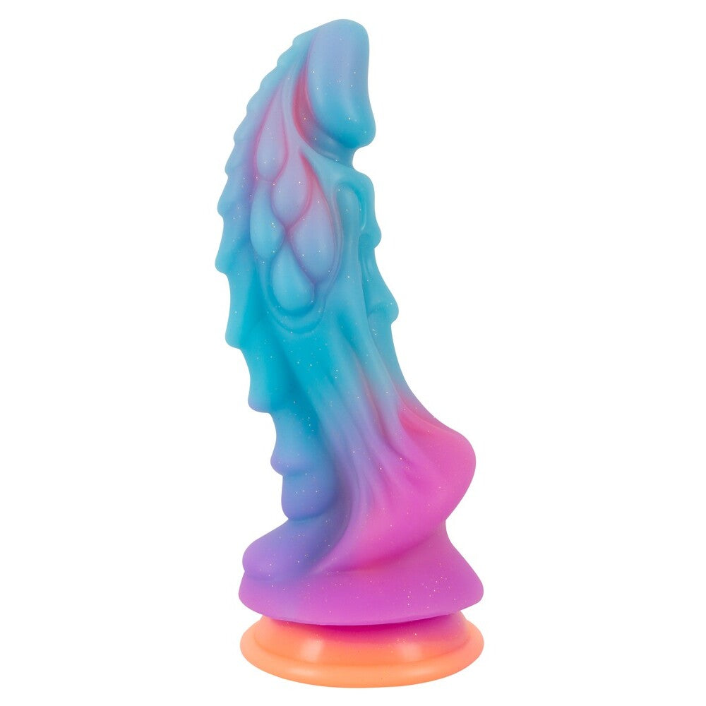 Beasty Cocks 8.5" Glitter - Glow-in-Dark Fantasy Dildo with Suction Cup