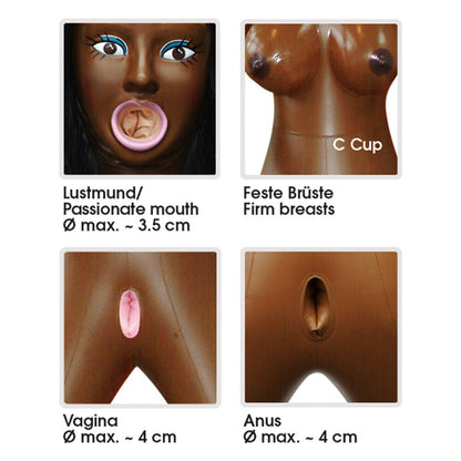 Tyra Life-Size Love Doll - Triple Opening Fantasy Companion with 3D Face