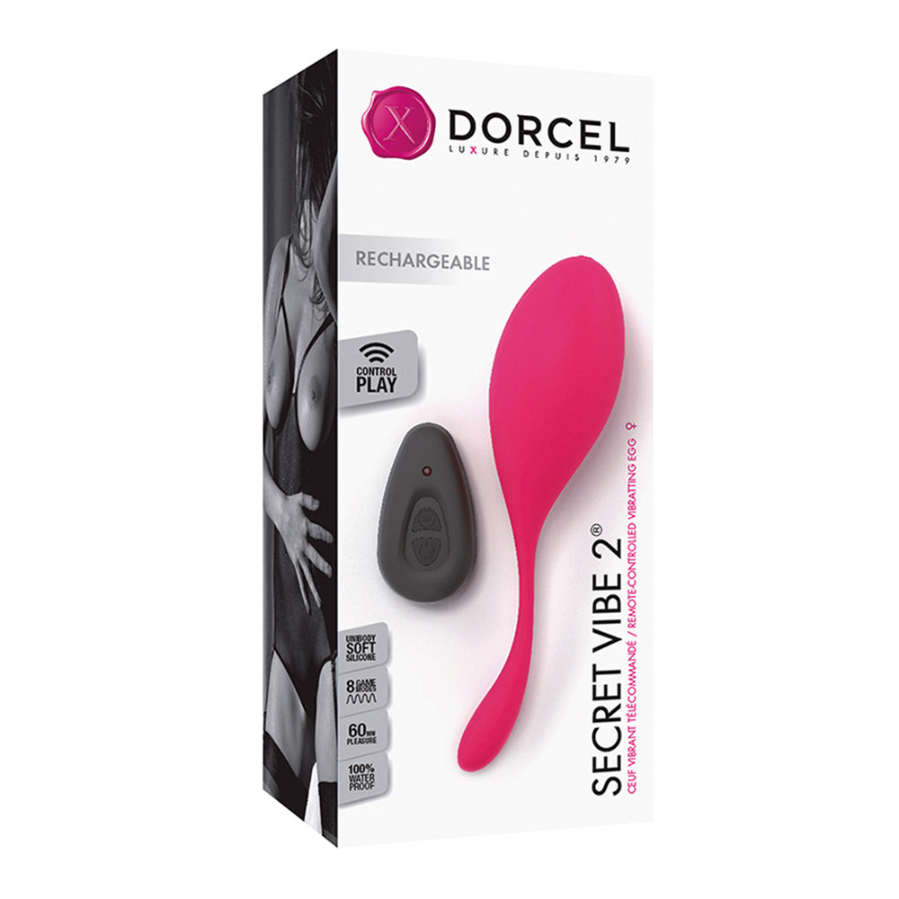 Dorcel Secret Vibe 2 Remote Controlled Egg - Discreet Pleasure Devotion