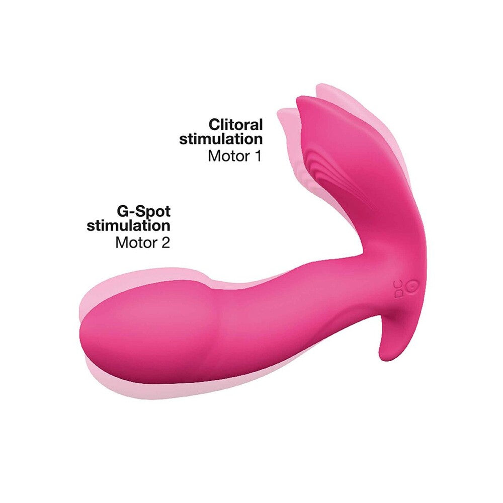 Dorcel Secret Warming Voice Control Vibrator 2.75" Pink - Triple Stimulation