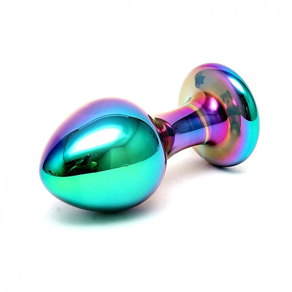 Sensual Multi-Coloured Glass Melany - Colour-Changing Anal Awakener
