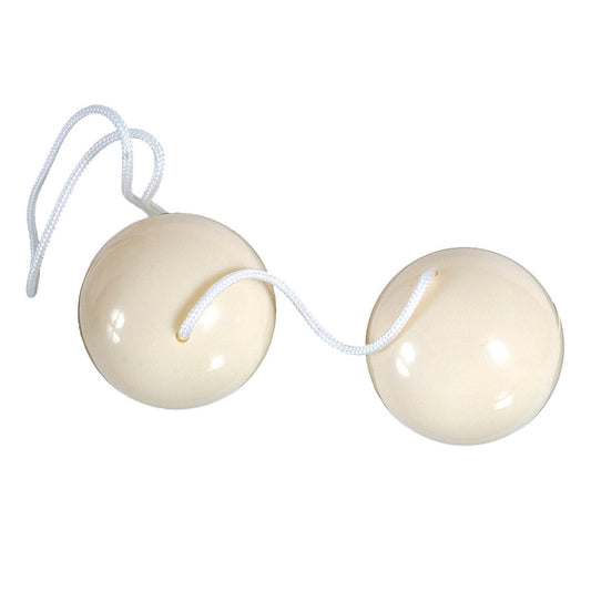 Duoballs White Pelvic Floor Balls - Discreet All-Day Devotion