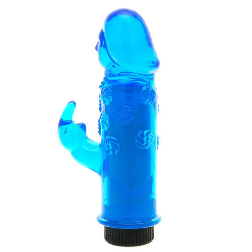 Mini Rabbit Vibe 5" - Compact Blue Bunny Vibrator