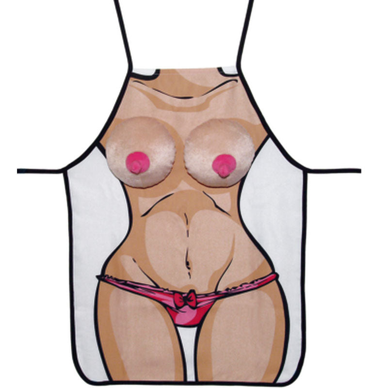 Boobs Apron - Novelty Kitchen Apron with Soft Cushioned Breasts