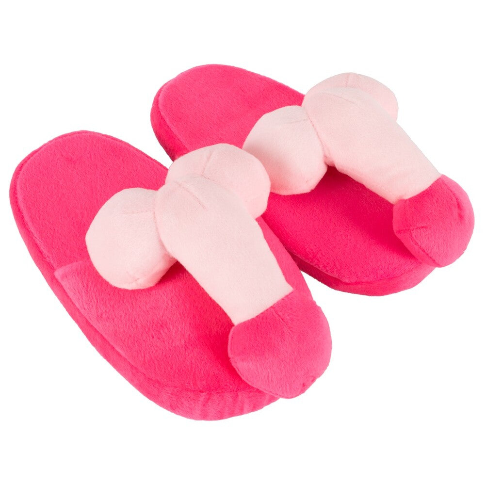 Pink Penis Slippers - Novelty Footwear UK 4-7