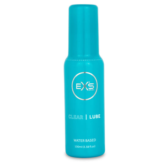 EXS Premium Clear Lubricant 100ml - Water-Based Vegan No Smell