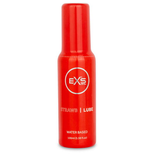 EXS Premium Strawberry Lubricant 100ml - Sweet Flavoured Non-Sticky