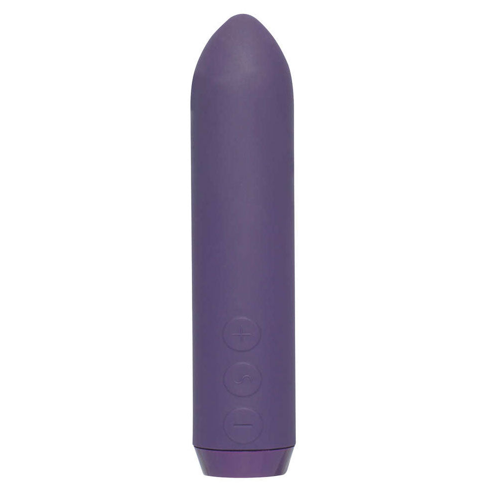 Je Joue Classic Bullet Vibrator 5.25" Purple - 5 Speeds 7 Patterns Finger Sleeve