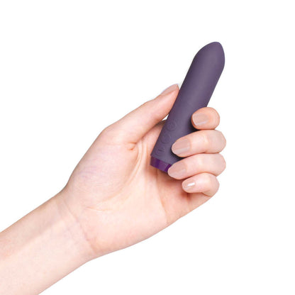 Je Joue Classic Bullet Vibrator 5.25" Purple - 5 Speeds 7 Patterns Finger Sleeve