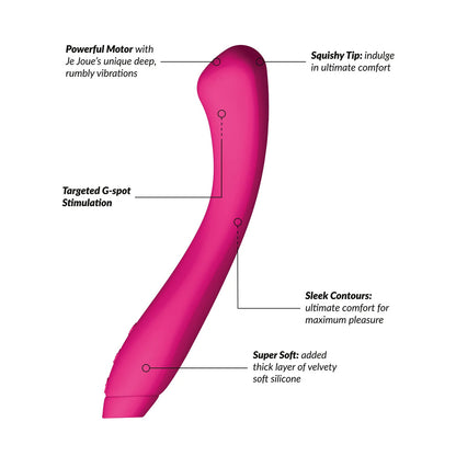 Je Joue Juno 7" Purple - Sleek Classic G-Spot with Squishy Tip