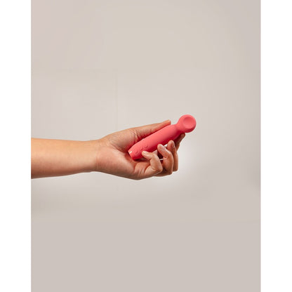 Je Joue Vita Bullet Vibrator 4.9" Red - Wand Tip 5 Speeds 7 Patterns Vegan