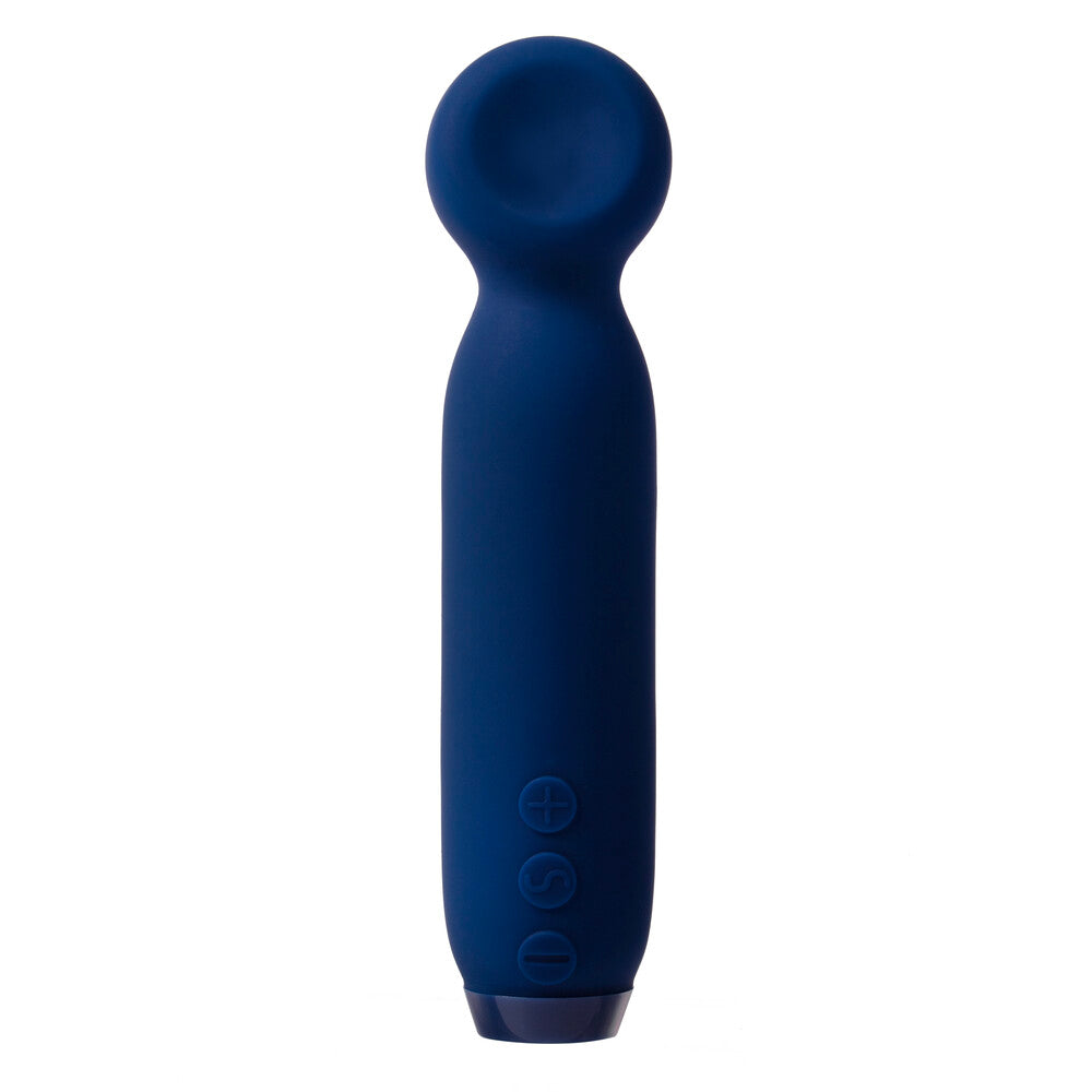 Je Joue Vita Bullet Vibrator 4.9" Navy - Wand Tip 5 Speeds 7 Patterns Vegan