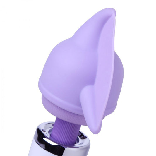 Flutter Tip Silicone Wand Attachment 4 Inches - Wand Essentials Wing Devotion