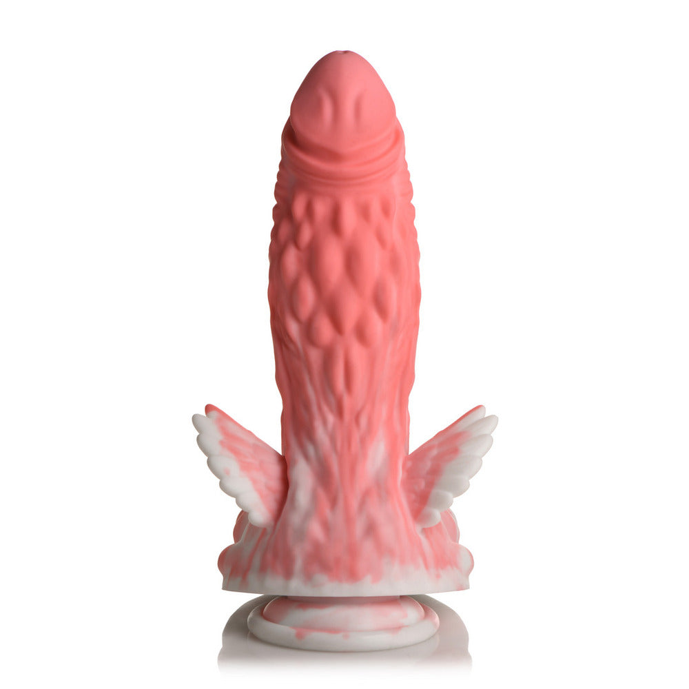 Creature Cocks Pegasus 8.5" Pink/White - Winged Fantasy Dildo Suction Cup
