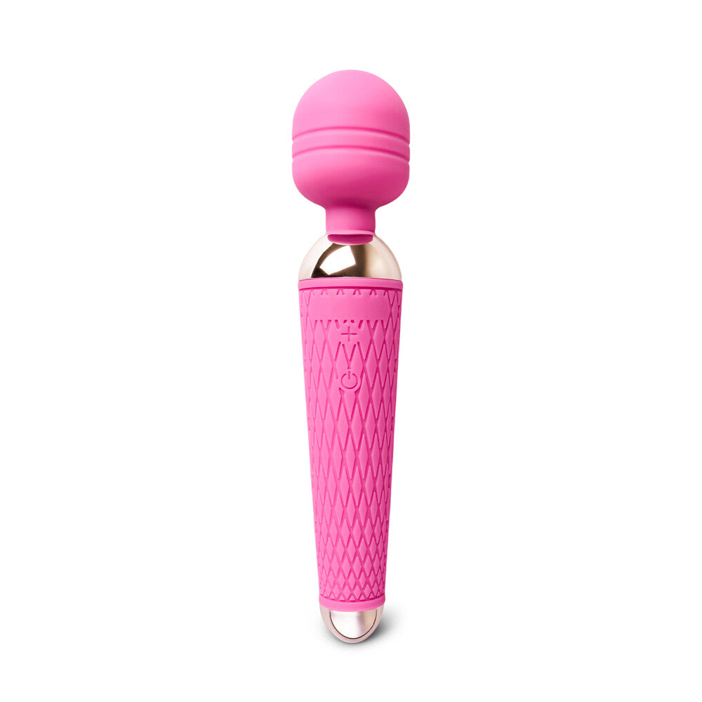 Sacred Wand of Power - 10-Speed Rechargeable Massager in Pink