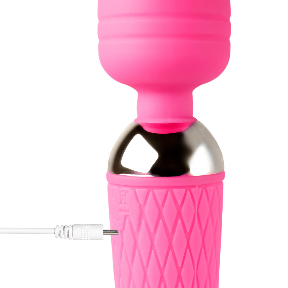 Sacred Wand of Power - 10-Speed Rechargeable Massager in Pink