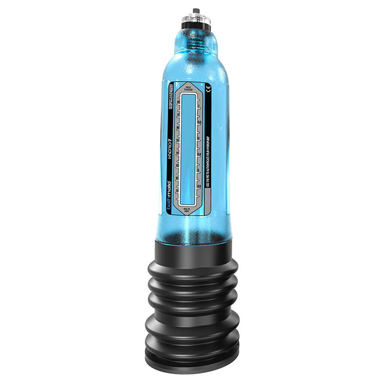 Bathmate Hydro 7 Aqua Blue 11" - Water-Based Hydraulic Penis Enlarger Corpora Cavernosa