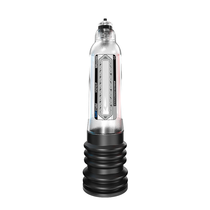 Bathmate Hydro 7 Aqua Clear 11" - Water-Based Hydraulic Penis Enlarger Corpora Cavernosa