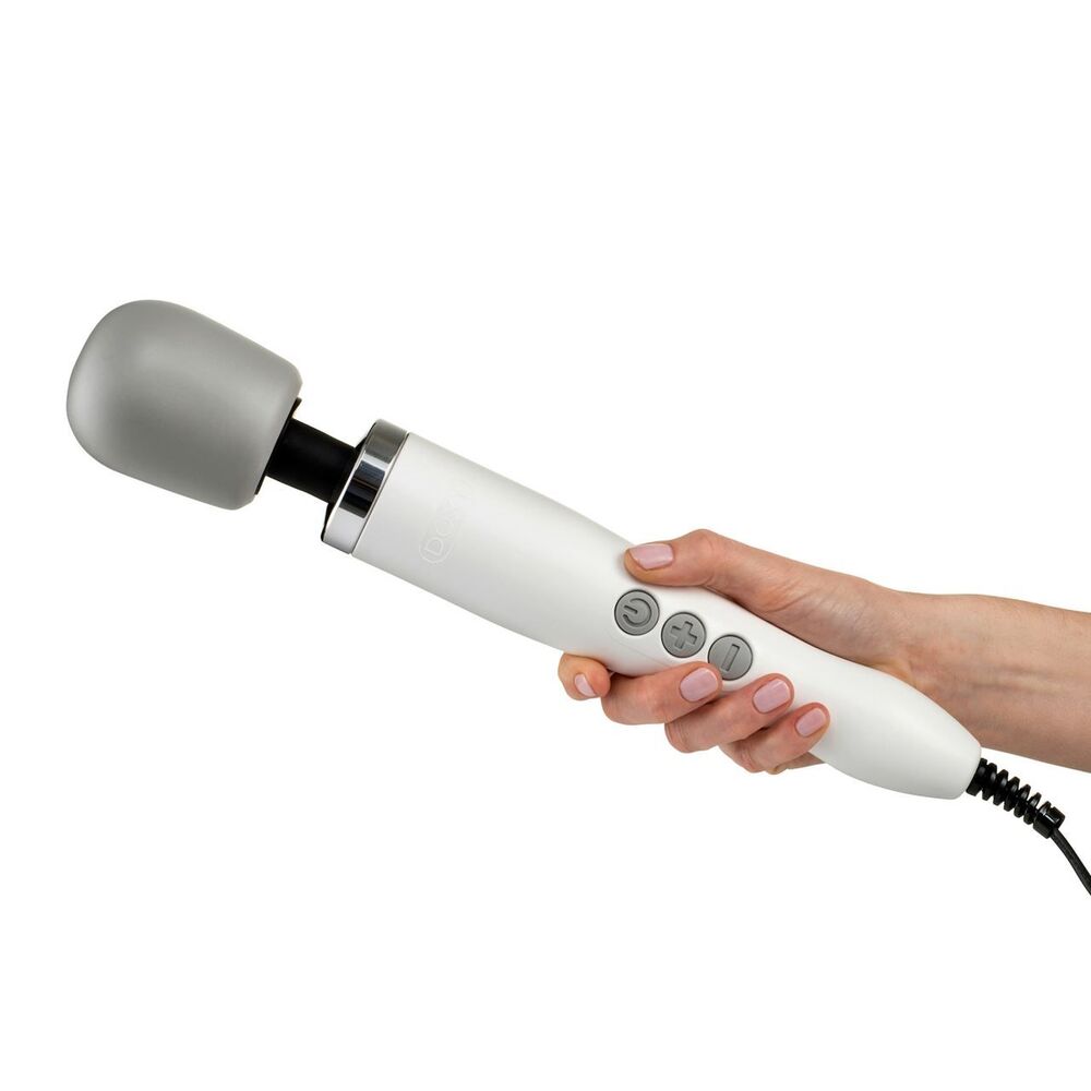 Doxy Wand Massager 13.5" White - World's Most Powerful Mains 3000-9000 RPM