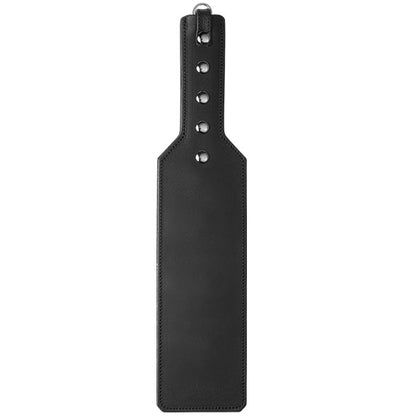 ElectraStim Electro Leather Sex Paddle 13.25" Black - Bi-Polar Electrodes Impact Play
