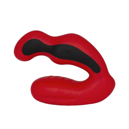 ElectraStim Silicone Fusion Habanero P Massager 5.16" Red - Electro Conductive Shape Play Stealth Entry Wired