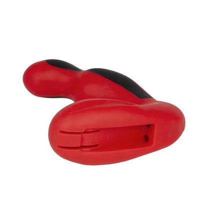ElectraStim Silicone Fusion Habanero P Massager 5.16" Red - Electro Conductive Shape Play Stealth Entry Wired