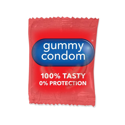 Gummy Condoms 10 Pack - Novelty Strawberry Devotion