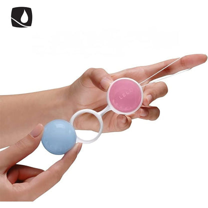 Lelo Luna Beads Pink & Blue - Weighted Pelvic Floor Kegel Exerciser