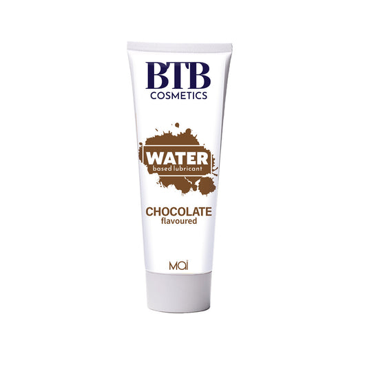 BTB Chocolate Flavoured Water Based Lubricant 100ml - Travel Friendly Vegan Alcohol-Free