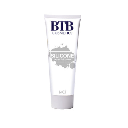 BTB Silicone Based Lubricant 100ml - Long-Lasting Waterproof Vegan Condom Compatible