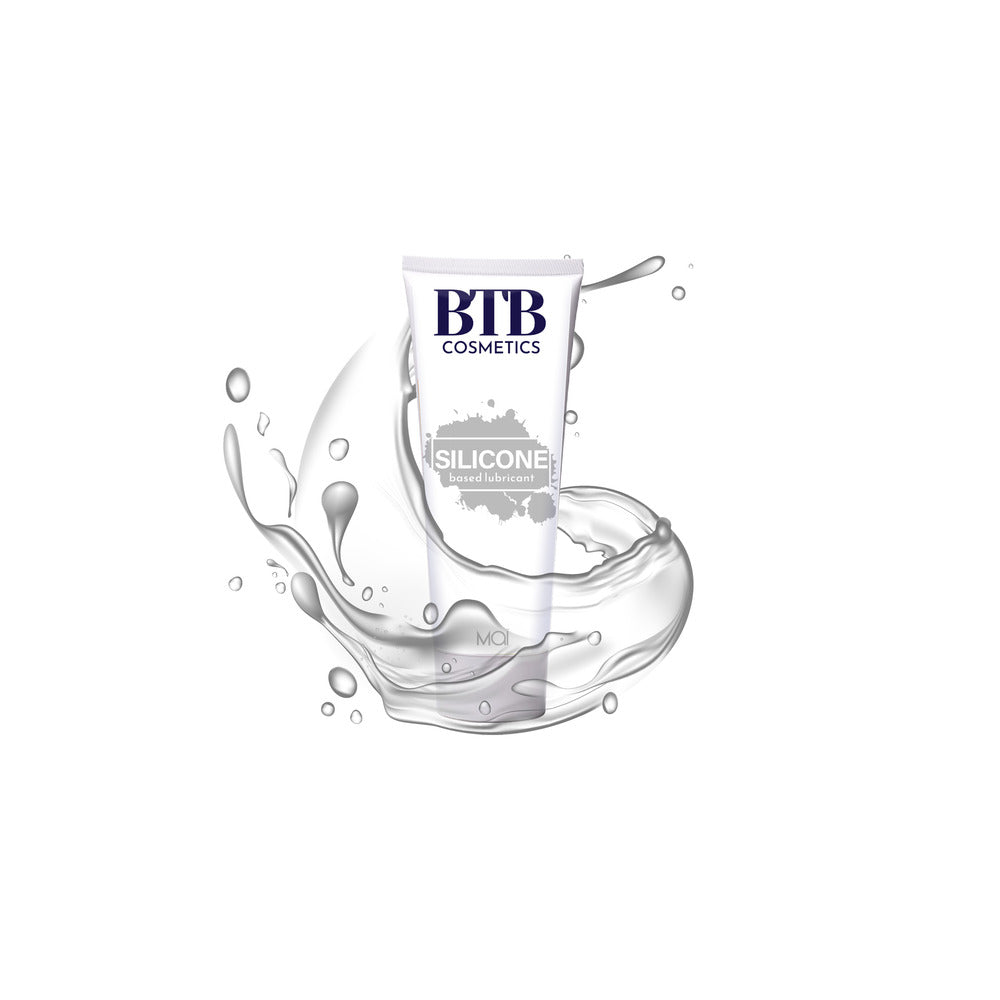 BTB Silicone Based Lubricant 100ml - Long-Lasting Waterproof Vegan Condom Compatible